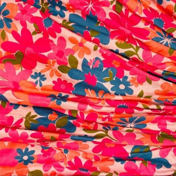 tracy feith for target casual floral spring flare skirt size 9 - Picture 3 of 5